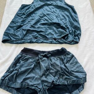 PJ Harlow Women's Blue Shorts Set